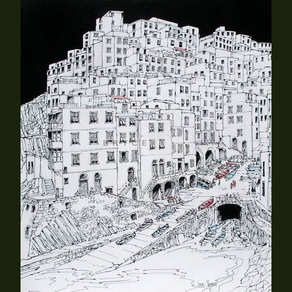 Riomaggiore Cinque Terre Paintings