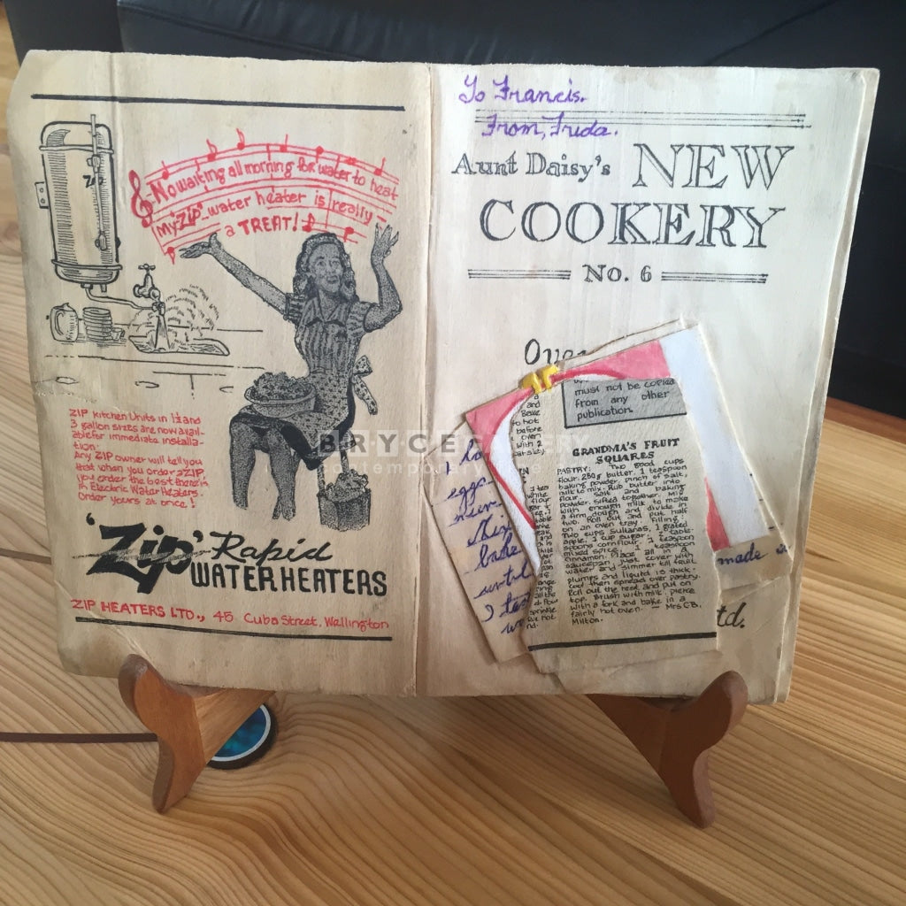 Aunt Daisys Cookbook Sculptures