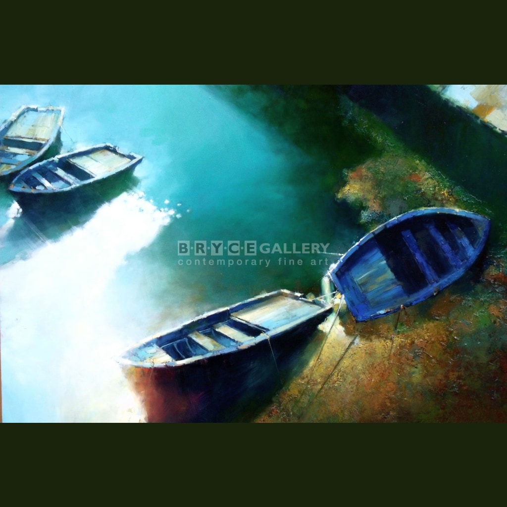 Blue Day Essaouria Morocco Paintings