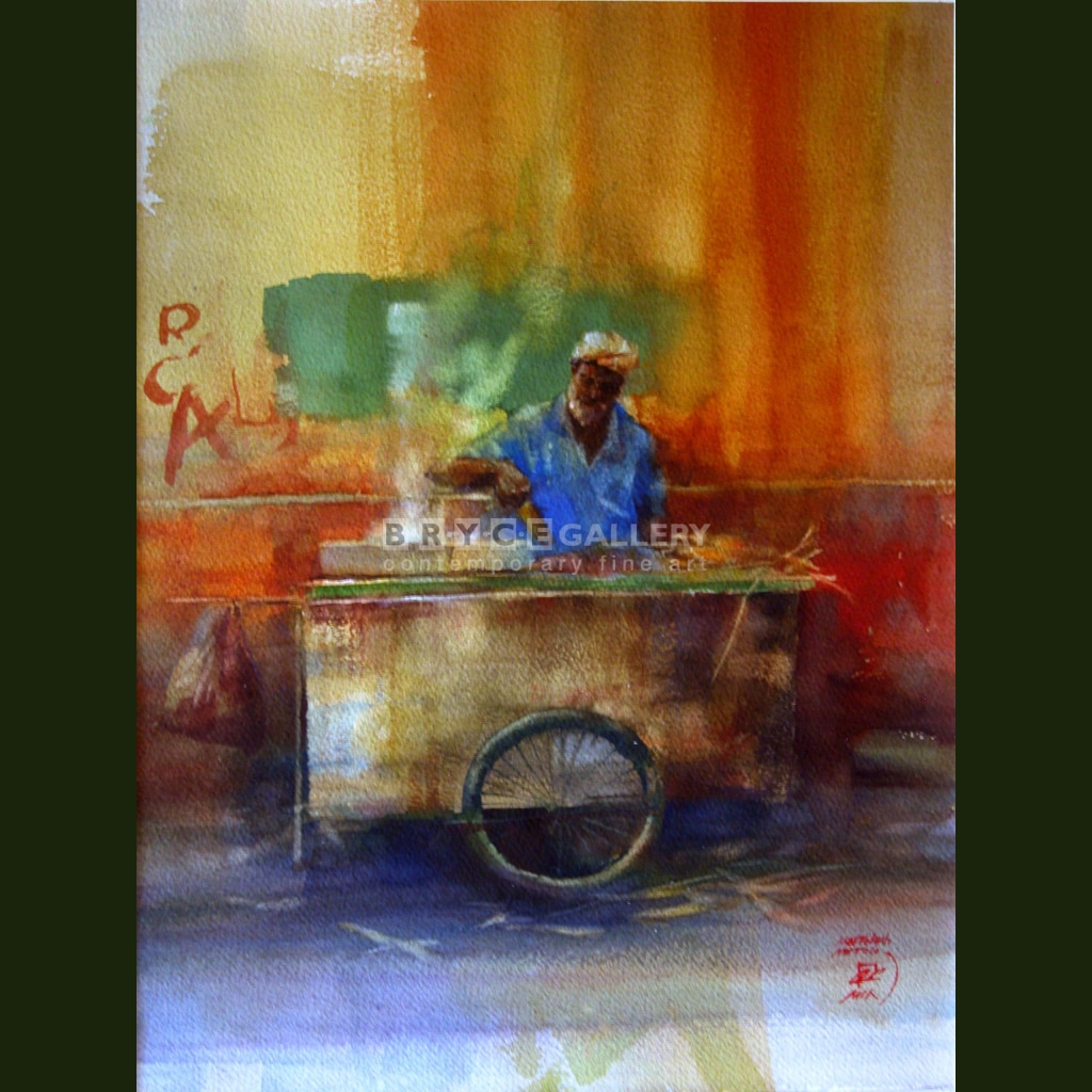 Corn Vendor Paintings