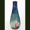Raku Pottery Vessel Carved (#26) Craft & Gifts