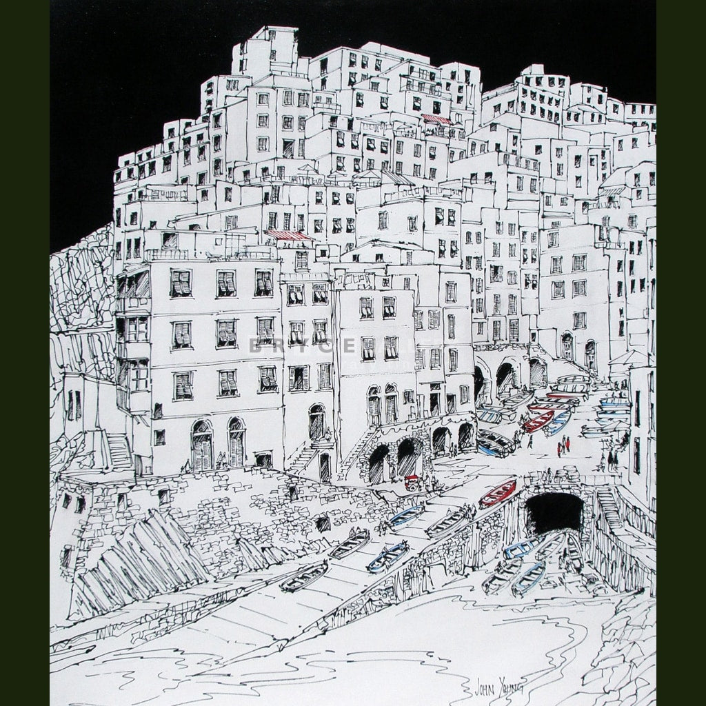 Riomaggiore Cinque Terre Paintings