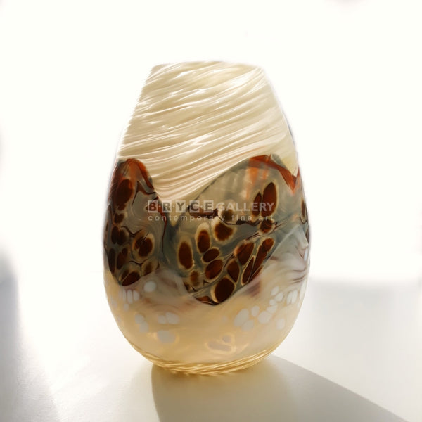 Steamy Landscape (Small) Glass Art