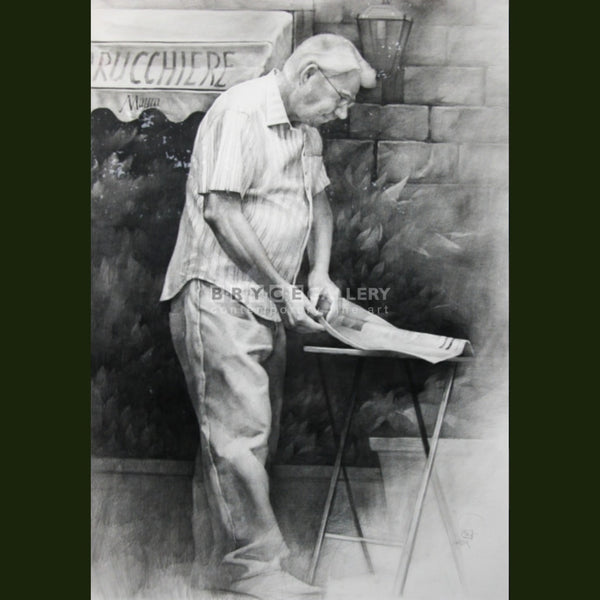 The Morning Newspaper Drawing