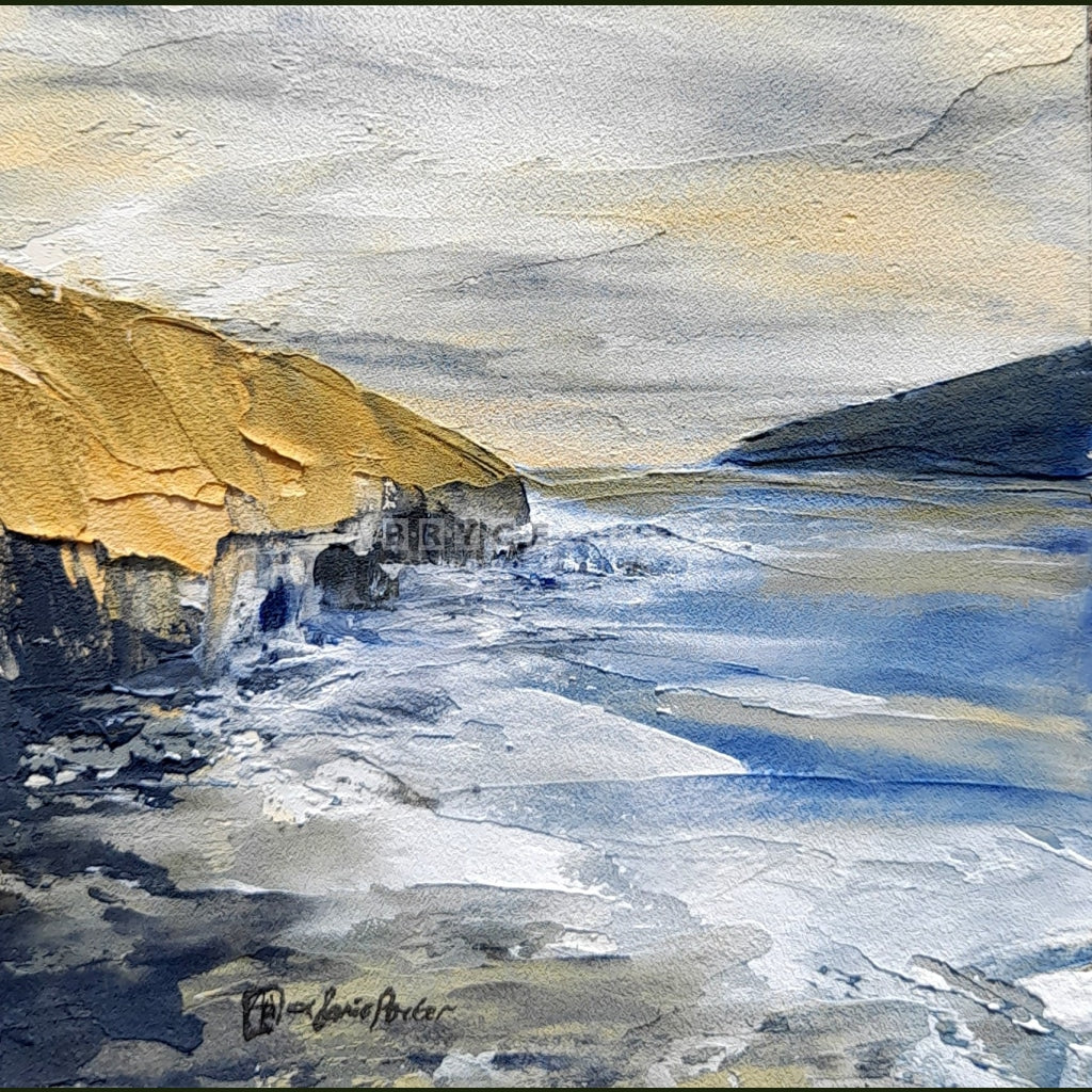 The Pounding Waves Painting