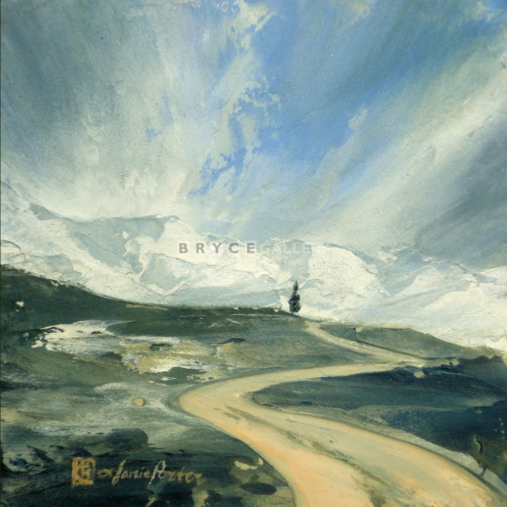Winter Peaks Paintings